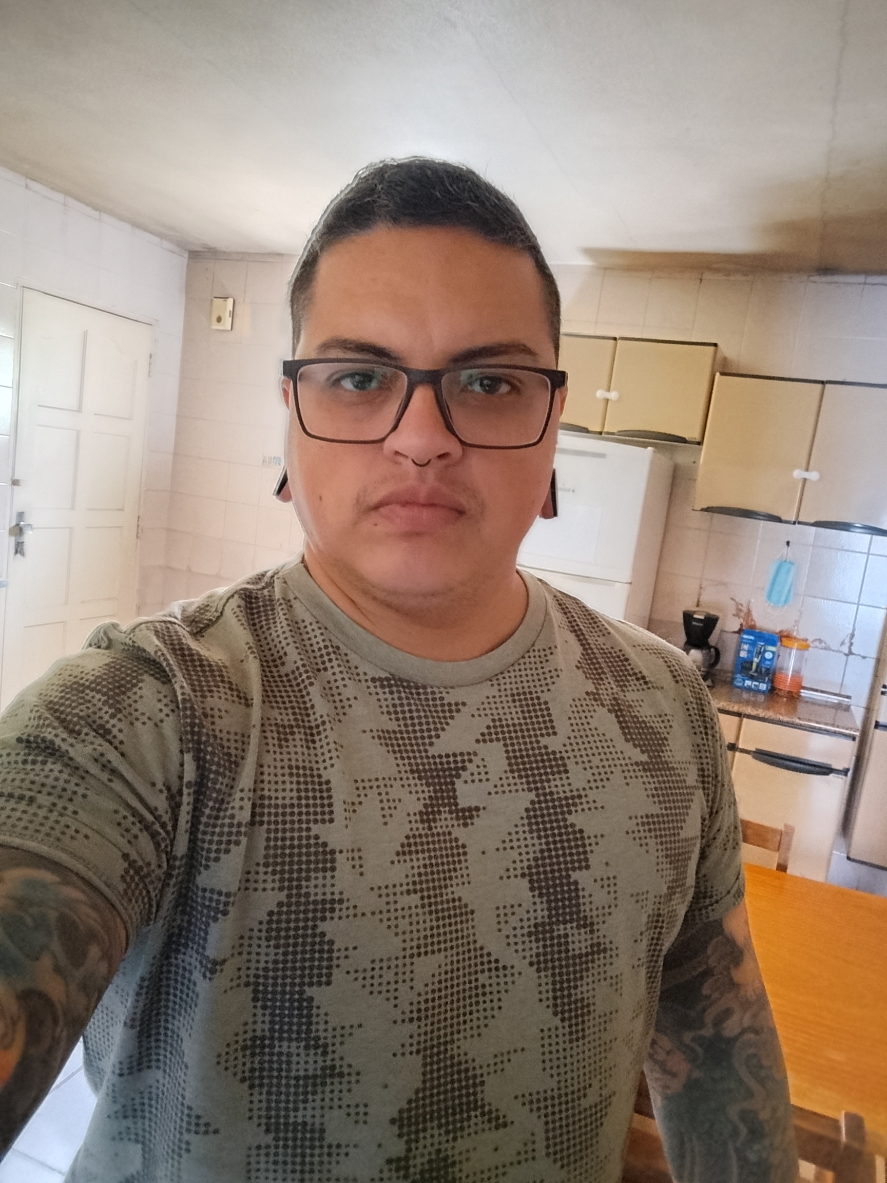 Óculos Clipon Retangular Masculino 2399